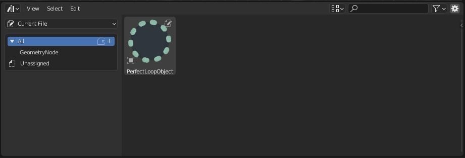 blender geometry node PerfectLoop to make loop of objects Free 3D model_12