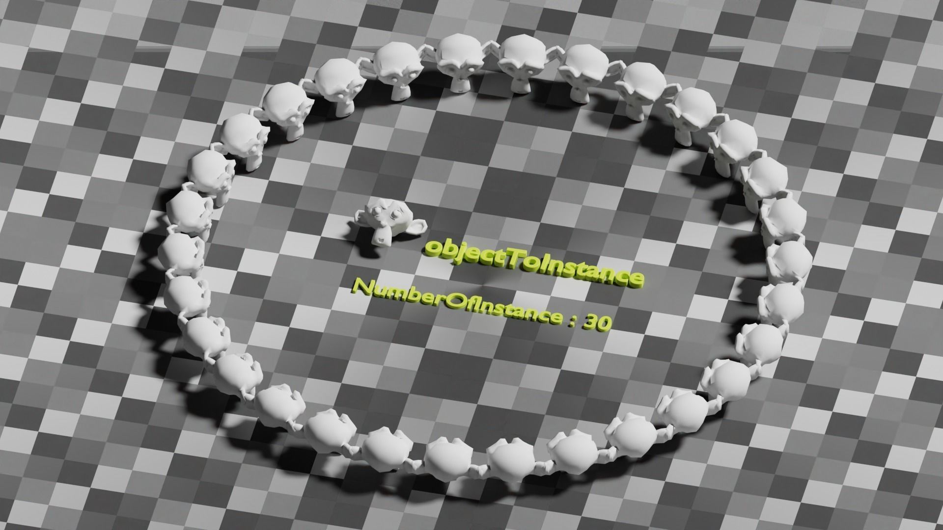 blender geometry node PerfectLoop to make loop of objects Free 3D model_8