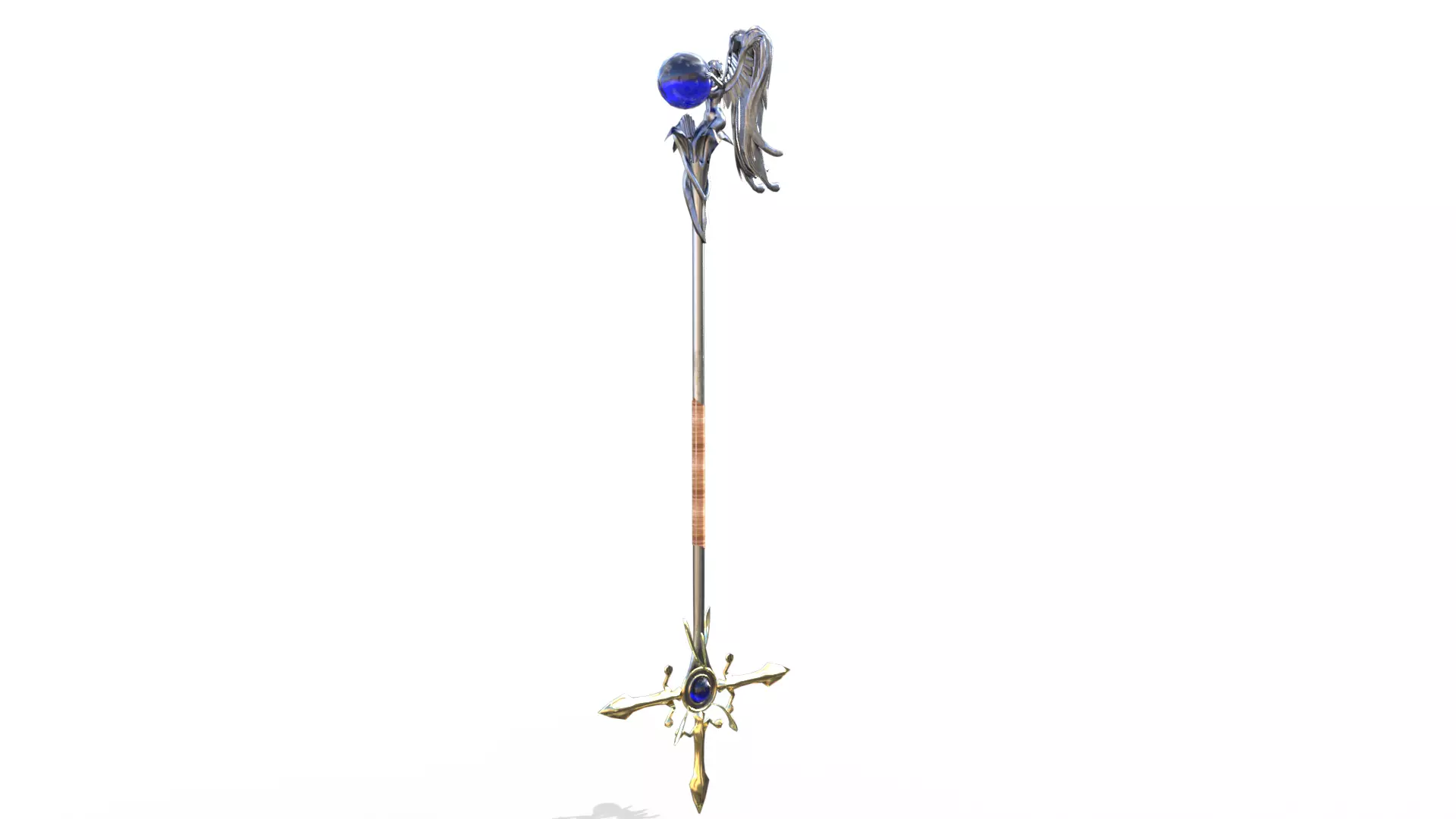 Grace of Angel Low-poly 3D model_5