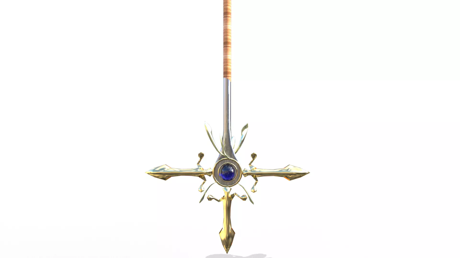 Grace of Angel Low-poly 3D model_2