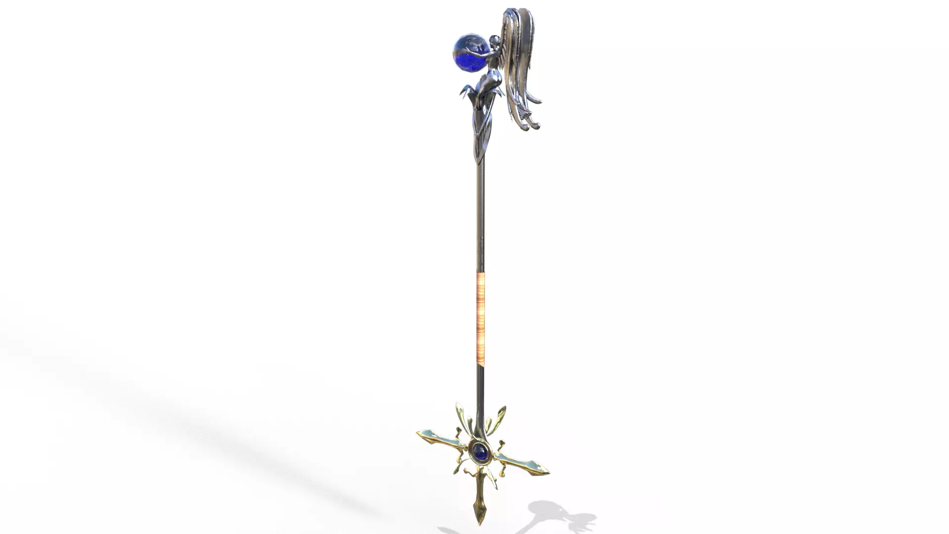 Grace of Angel Low-poly 3D model_4