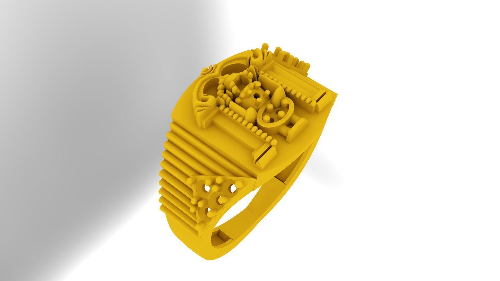 Balaji ring 3D print model_2