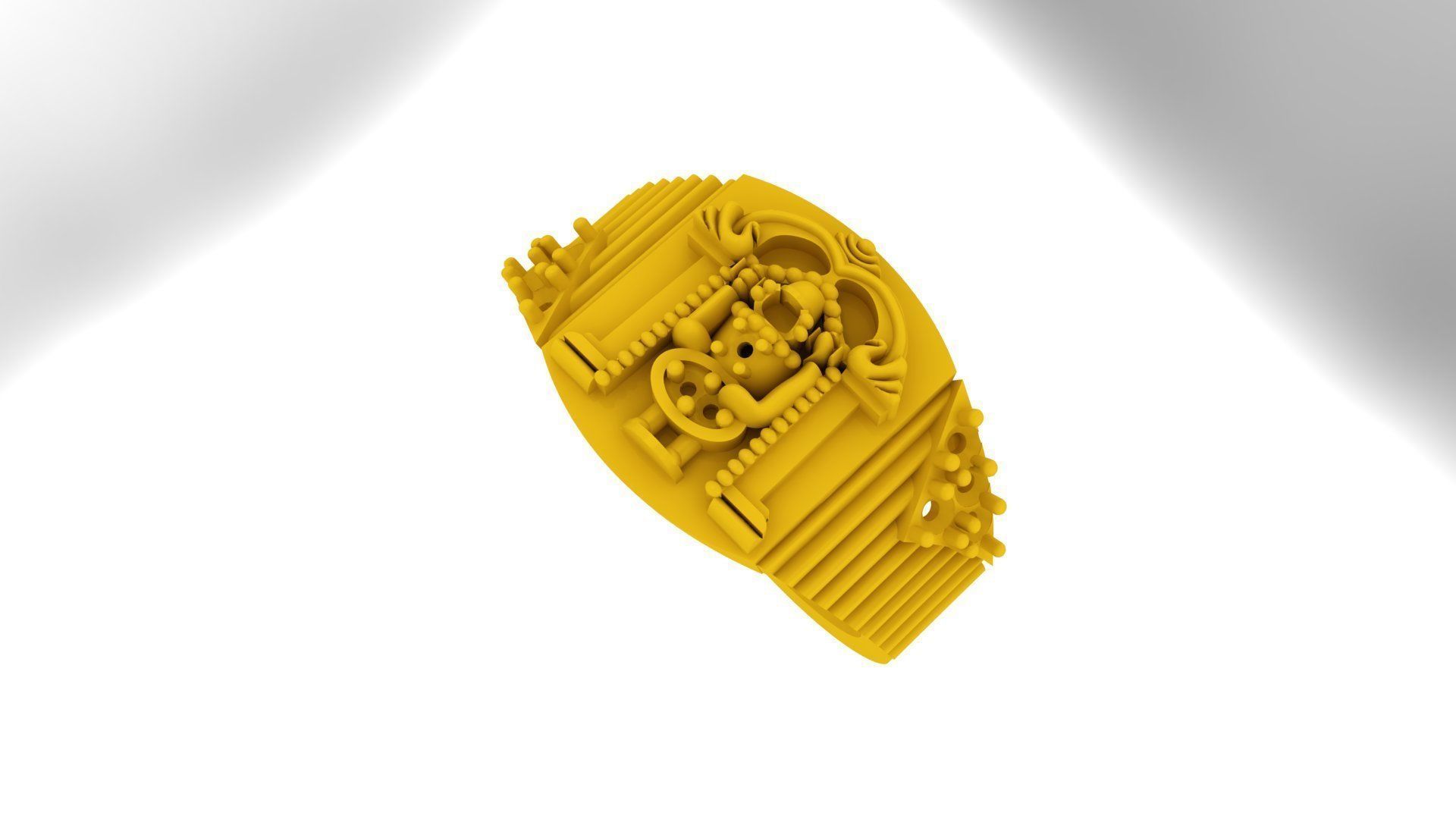 Balaji ring 3D print model_3
