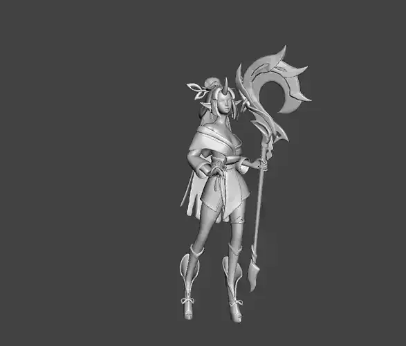 Spirit Blossom Soraka 3D Model 3D print model