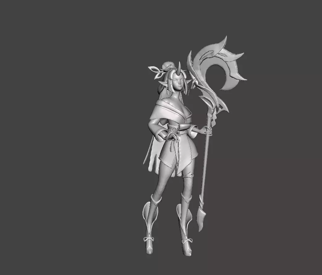 Spirit Blossom Soraka 3D Model 3D print model_0