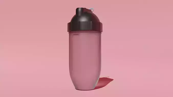 GYM SHAKER MOCKUP 3D MODEL 3D model