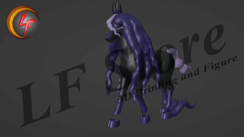 Pokemon Glastrier Spectrier 3D model_3