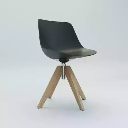 Design chair Low-poly 3D model