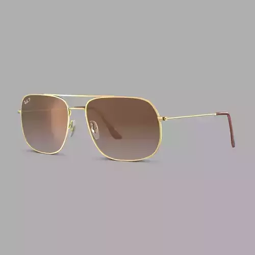 Ray-Ban - RB3595 901313 Sunglasses Low-poly 3D model