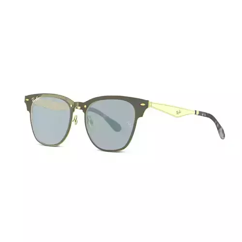 Ray-Ban  Blaze Clubmaster - RB3576N Sunglasses Low-poly 3D model