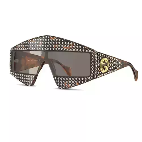 Gucci - GG0357S-001 Sunglasses Low-poly 3D model
