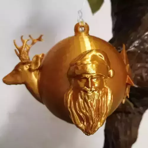 CHRISTMAS BALL 3D print model