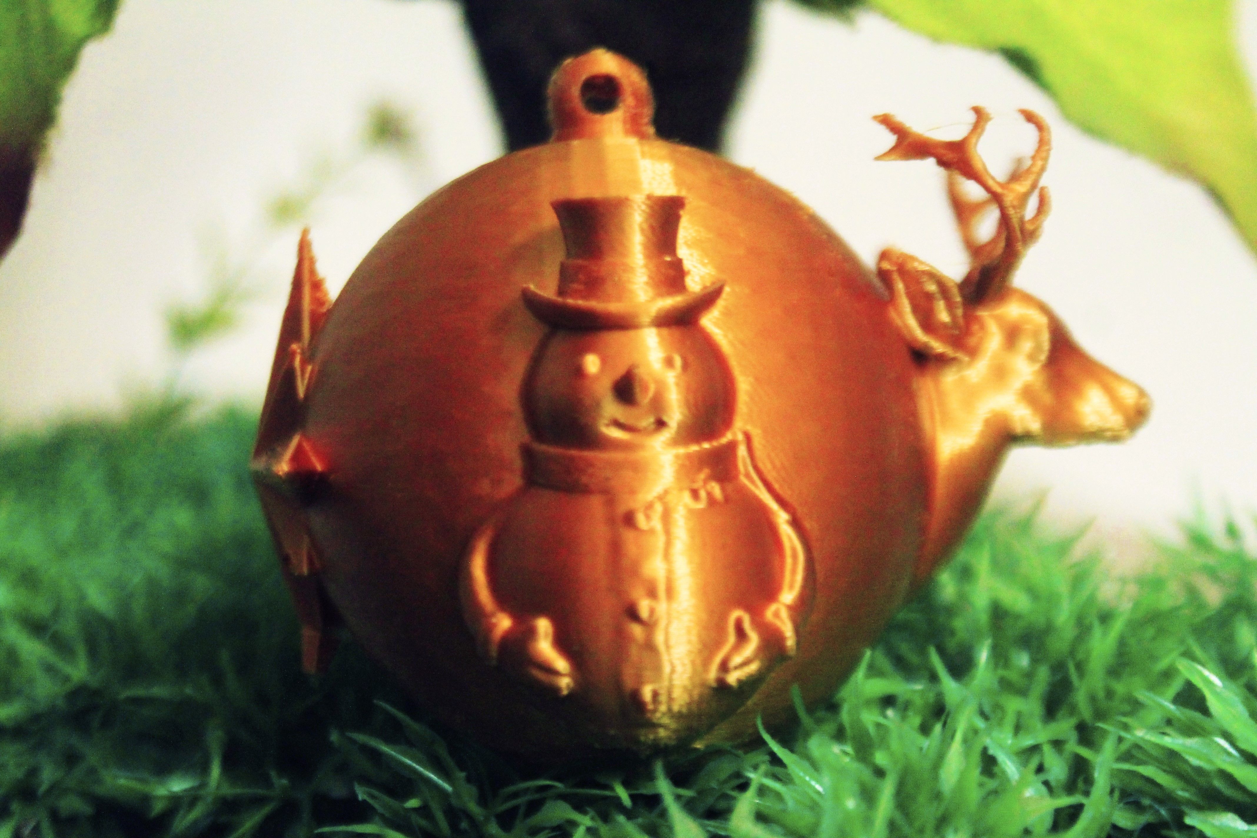 CHRISTMAS BALL 3D print model_10