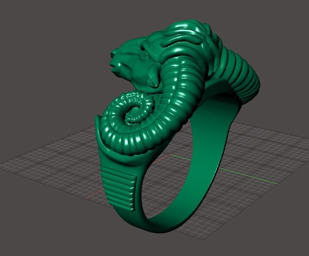 Ring  ram 3D print model_11