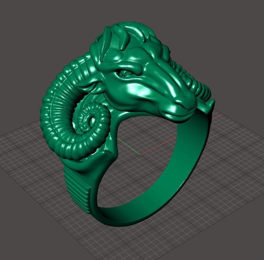 Ring  ram 3D print model_9