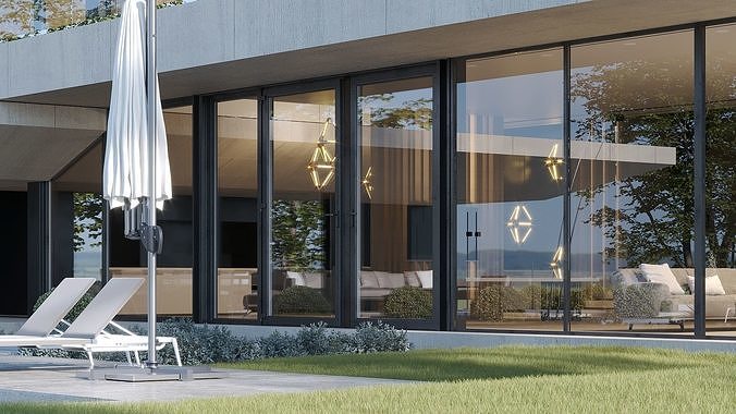 ProVis3D 011 - Lake Huron Villa House 3D model 6