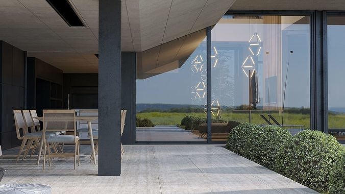 ProVis3D 011 - Lake Huron Villa House 3D model 7