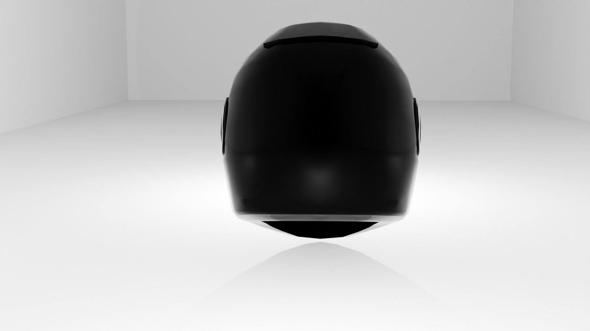 helmet Low-poly 3D model_20