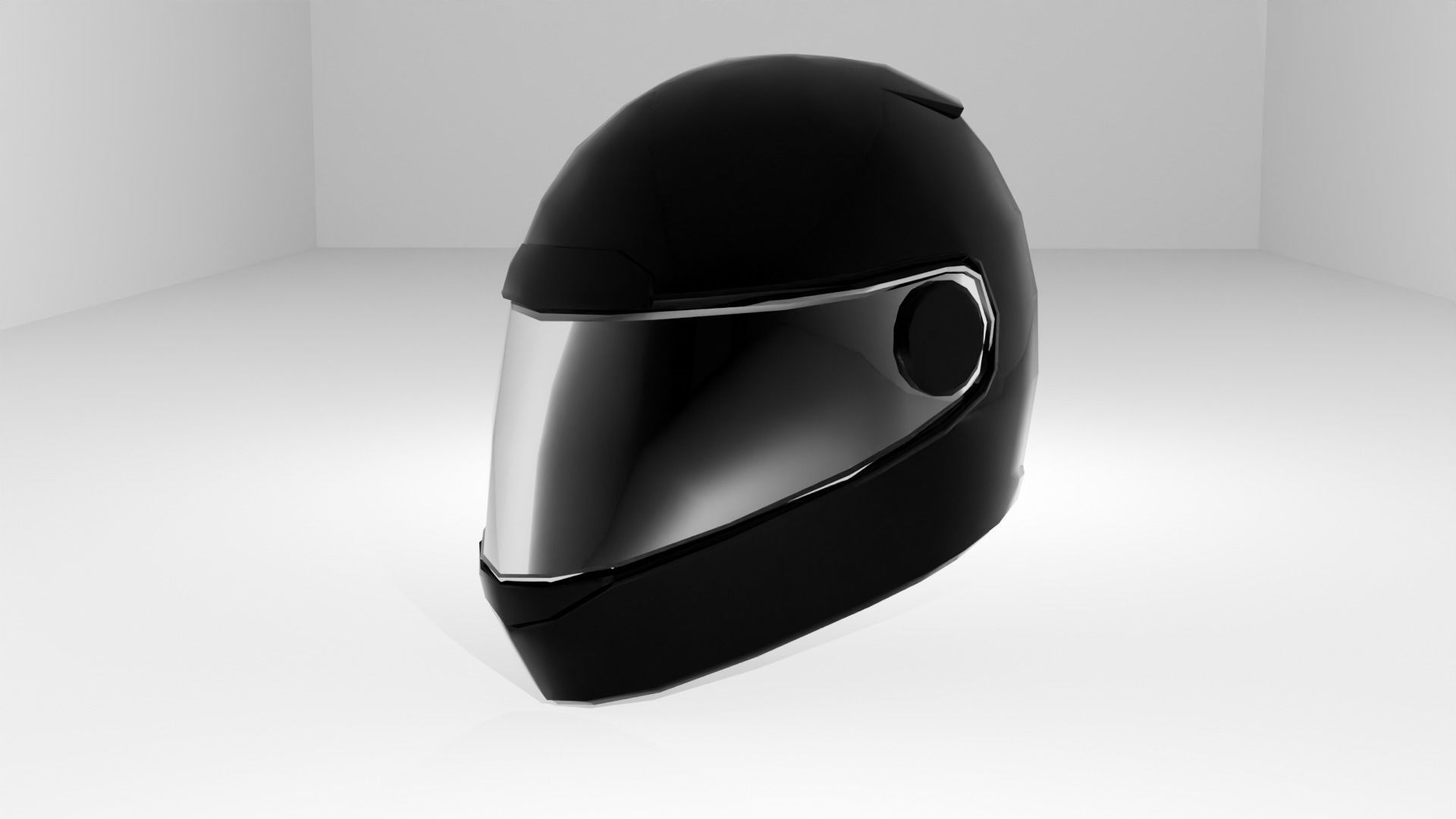 helmet Low-poly 3D model_15
