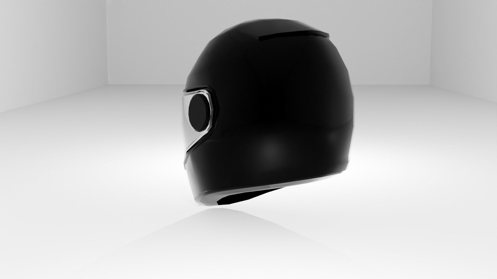 helmet Low-poly 3D model_18
