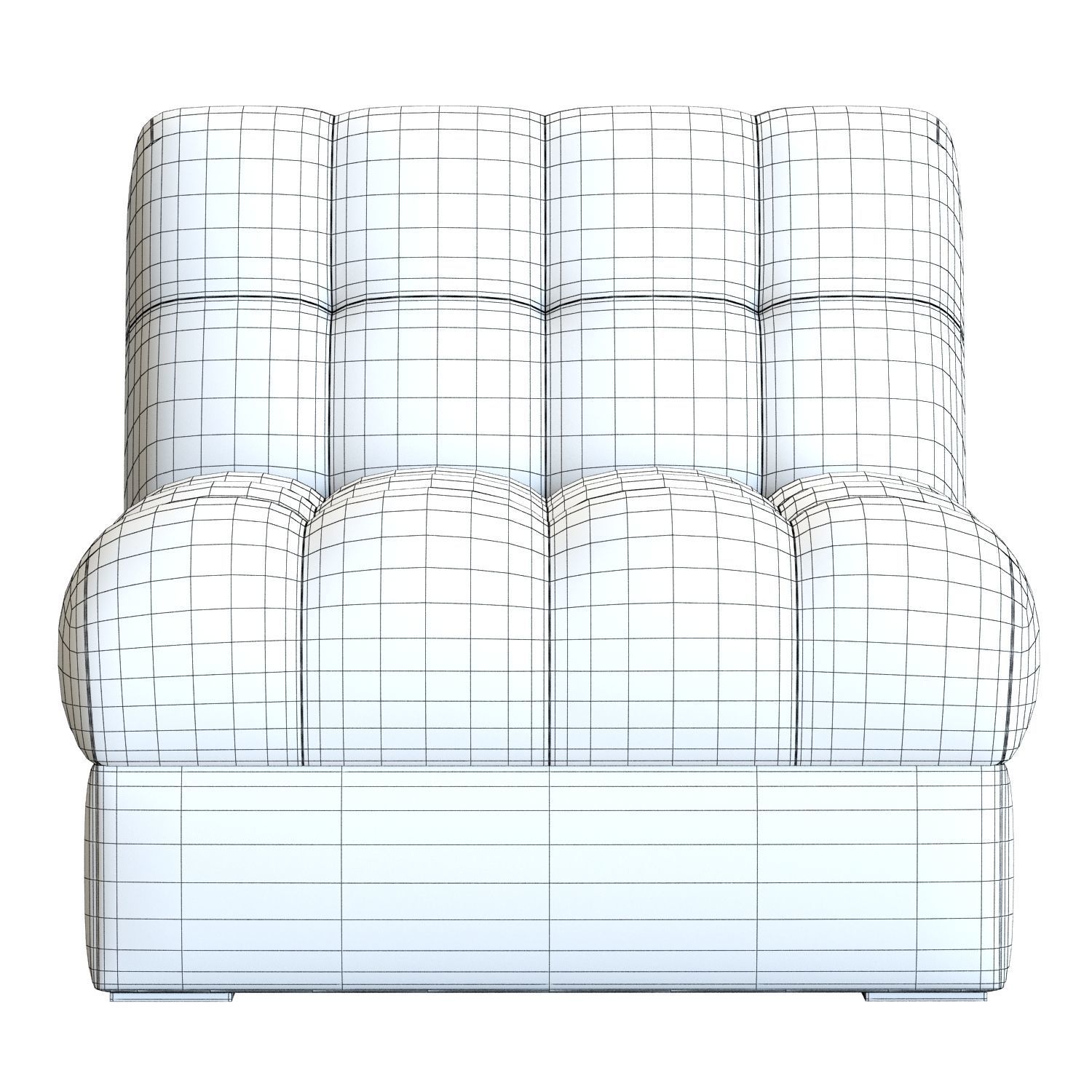 Crate and Barrel Chiltern Slipper Chair 3D model_10