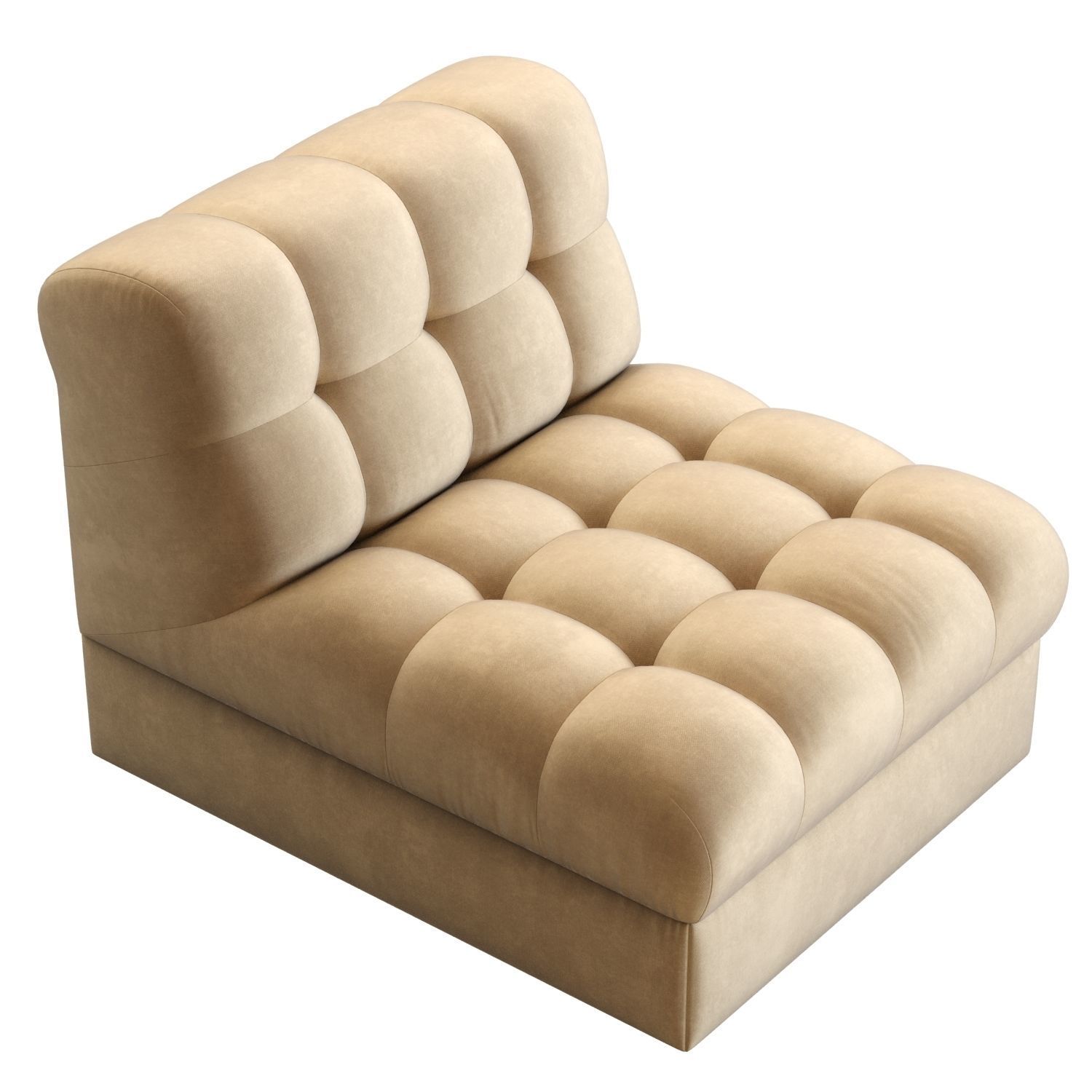 Crate and Barrel Chiltern Slipper Chair 3D model_2