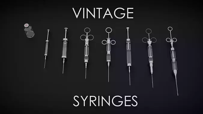 Vintage Syringes Collection