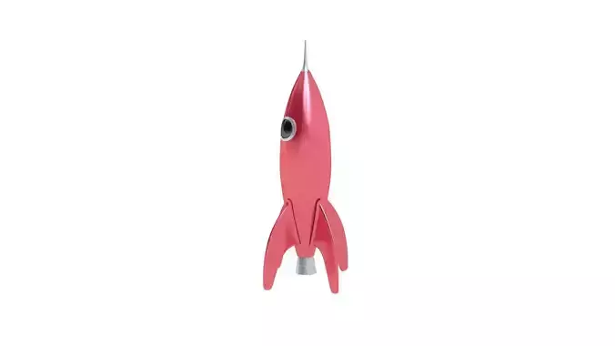 cartoon rocket