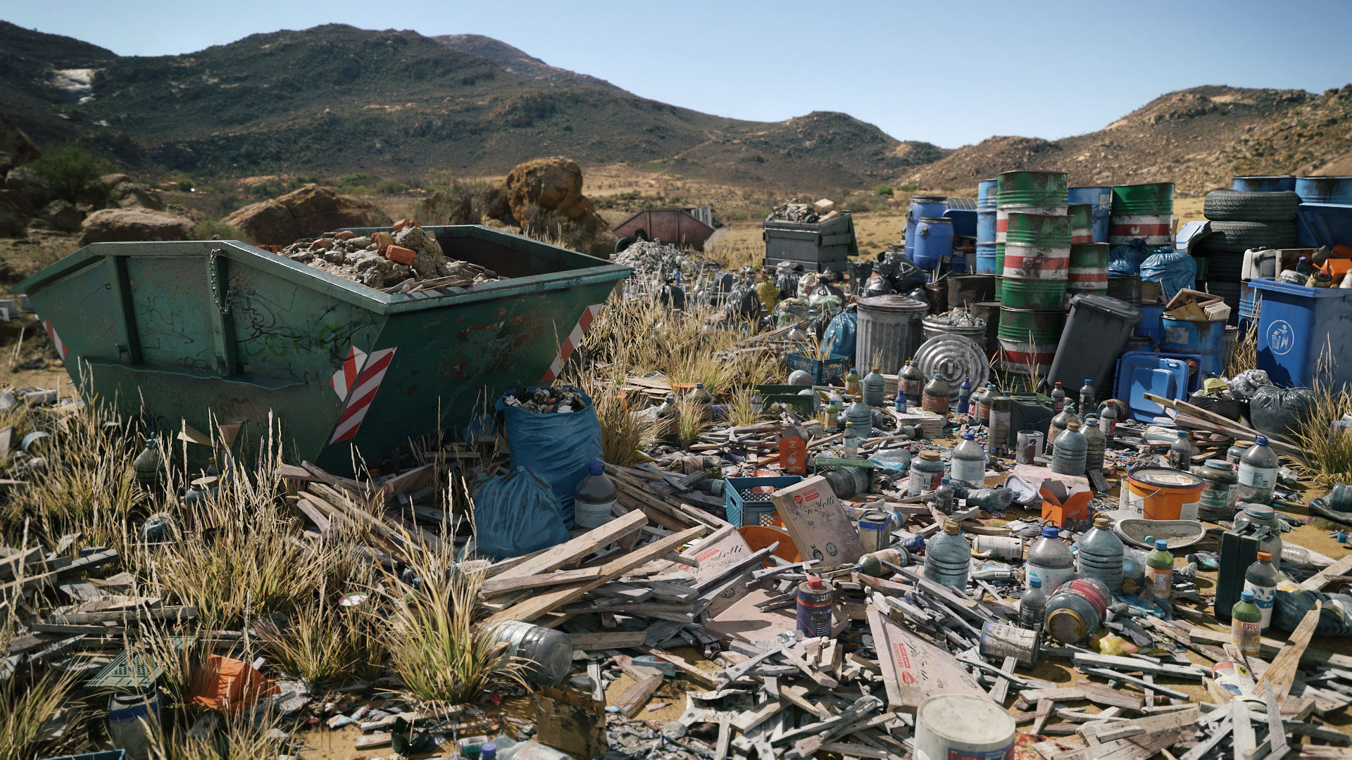 Trash Kit - 3D AssetKit Low-poly 3D model_33