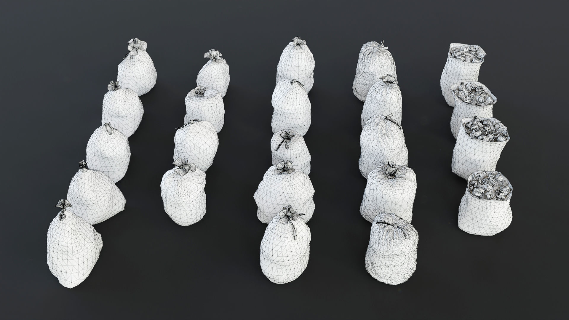 Trash Kit - 3D AssetKit Low-poly 3D model_26