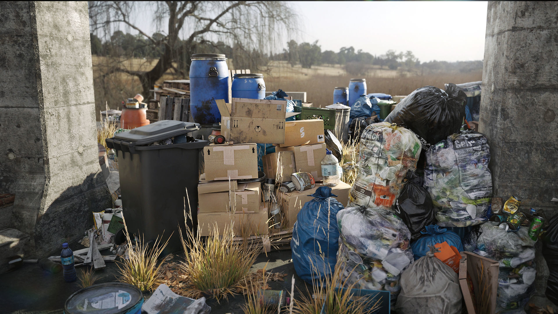 Trash Kit - 3D AssetKit Low-poly 3D model_2