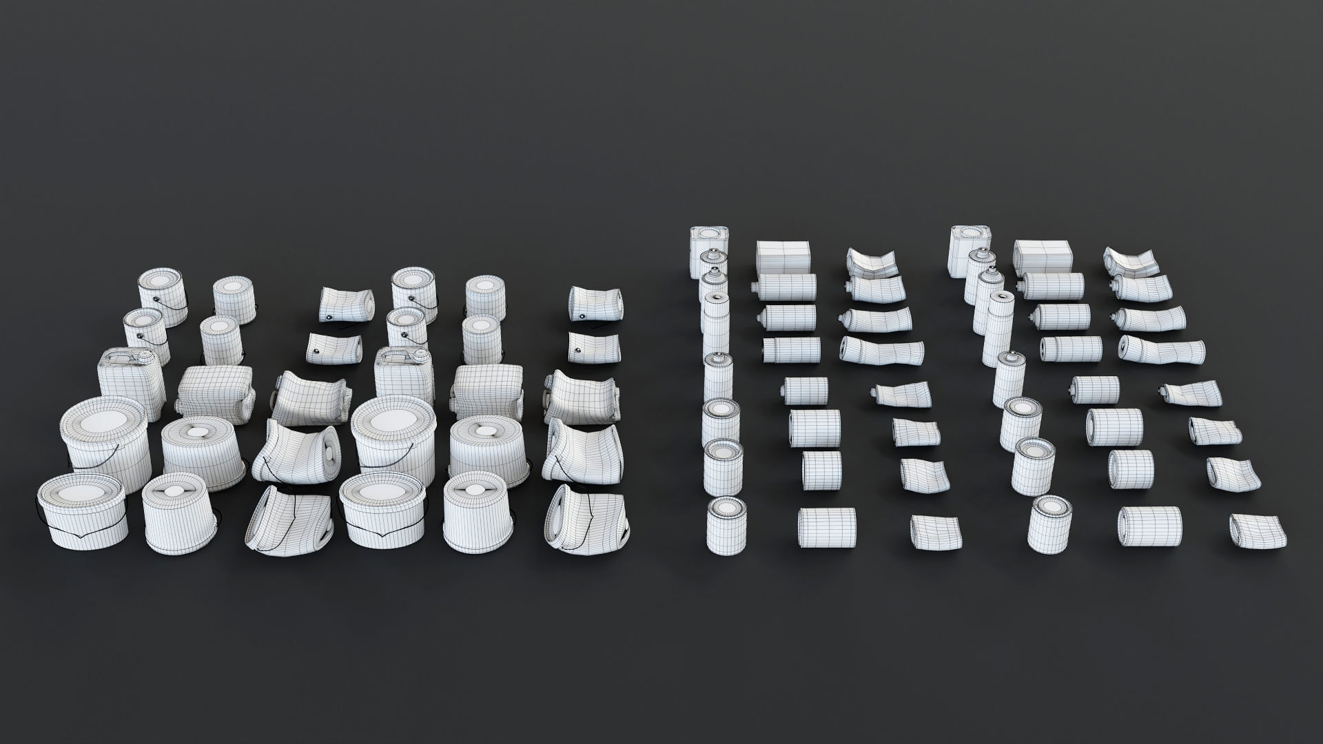 Trash Kit - 3D AssetKit Low-poly 3D model_24