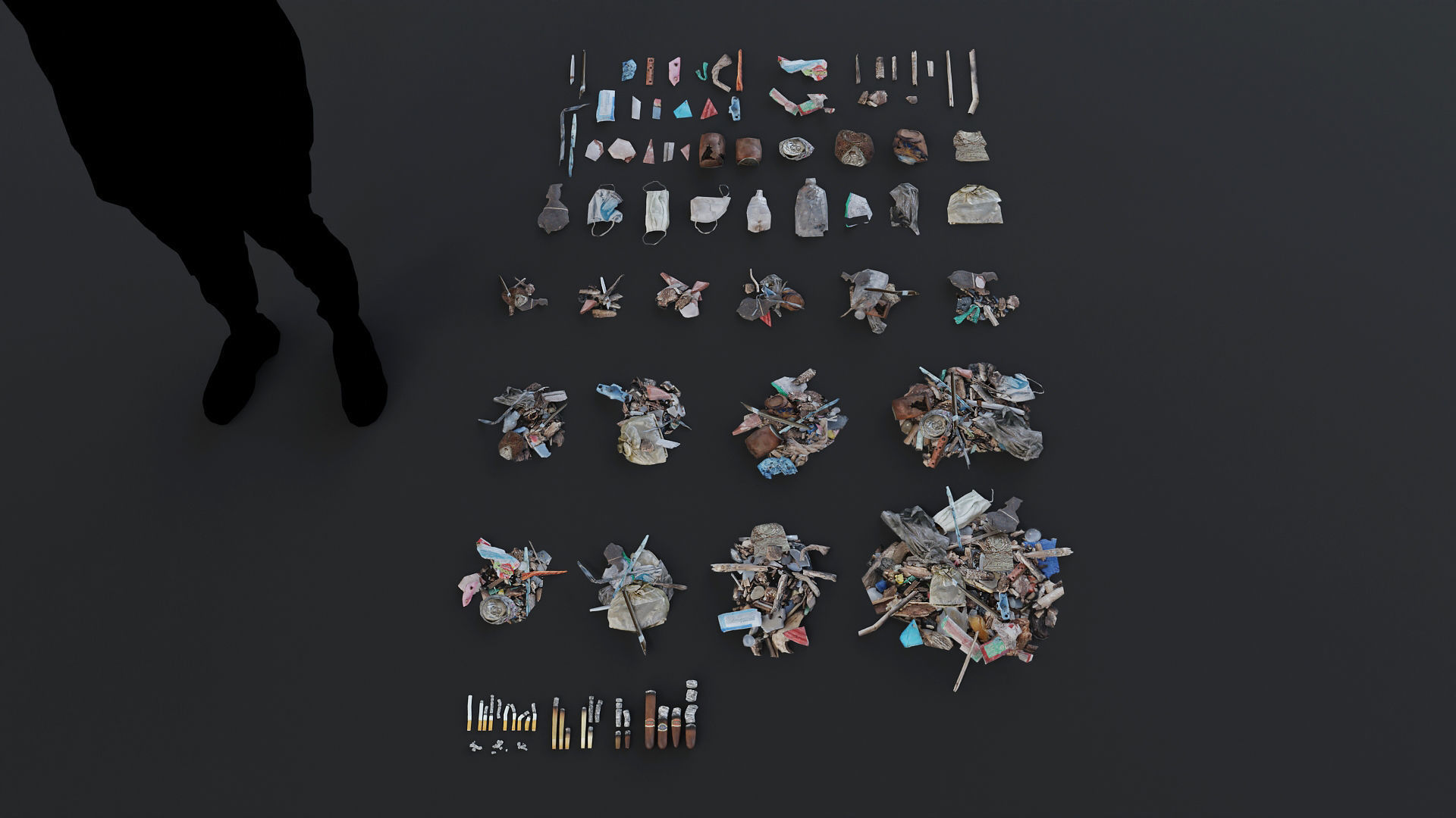 Trash Kit - 3D AssetKit Low-poly 3D model_11