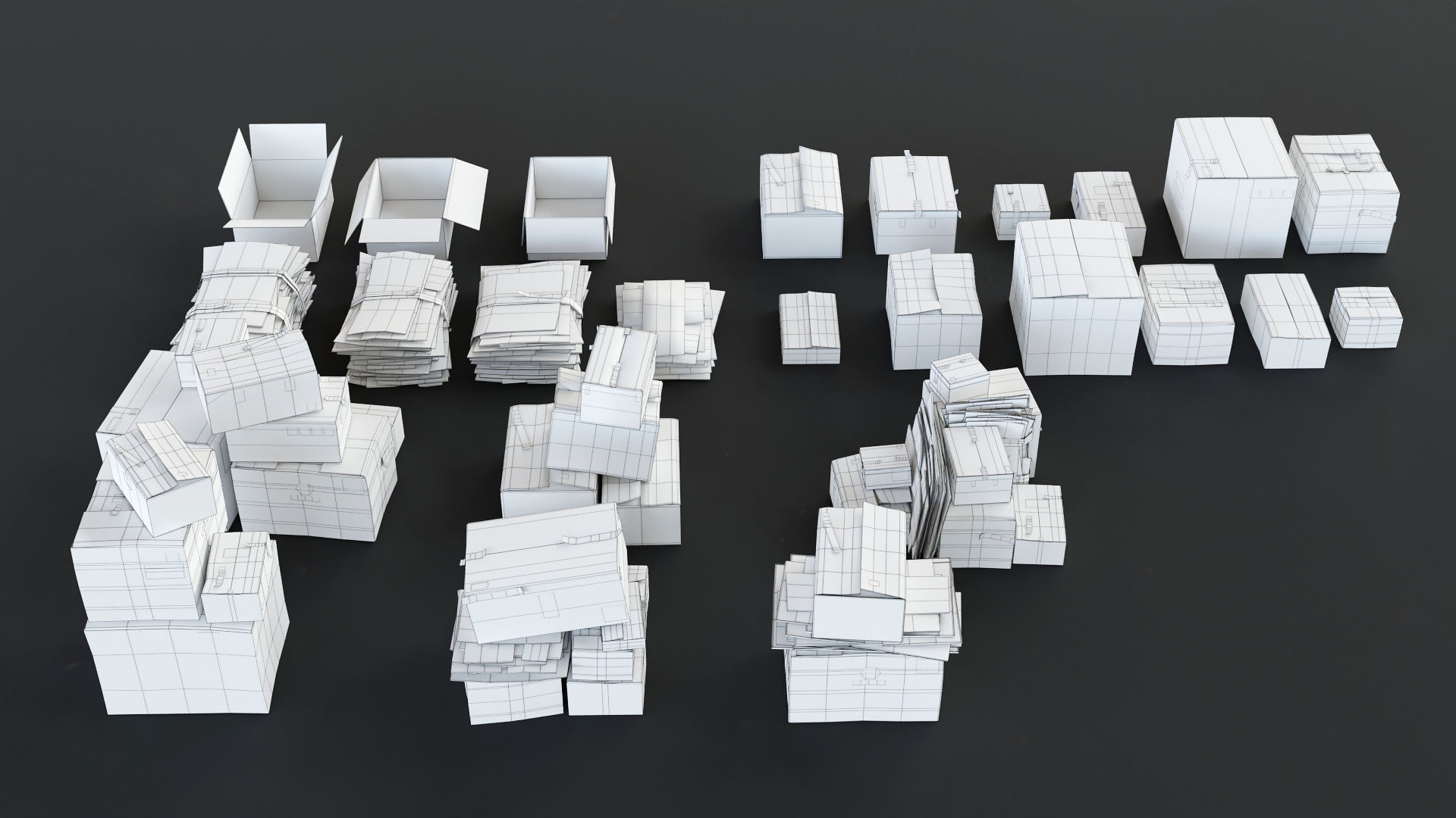 Trash Kit - 3D AssetKit Low-poly 3D model_25