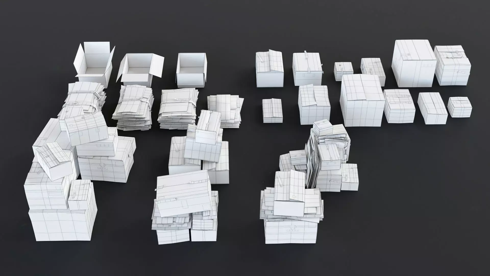 Trash Kit - 3D AssetKit Low-poly 3D model_25