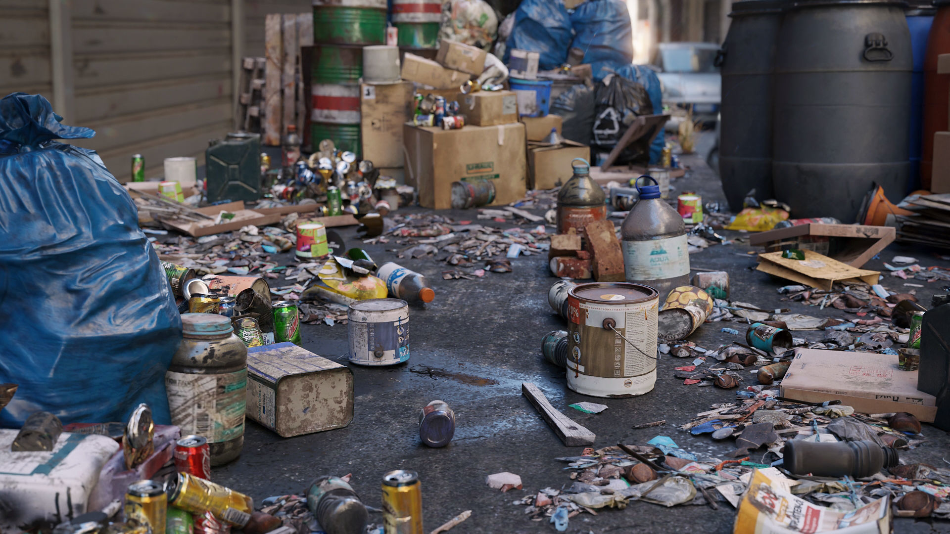 Trash Kit - 3D AssetKit Low-poly 3D model_3