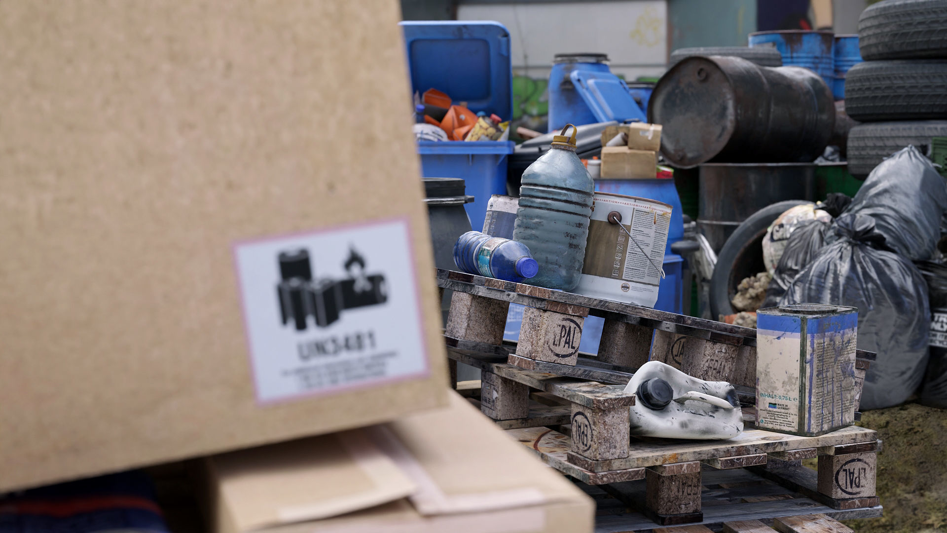 Trash Kit - 3D AssetKit Low-poly 3D model_34