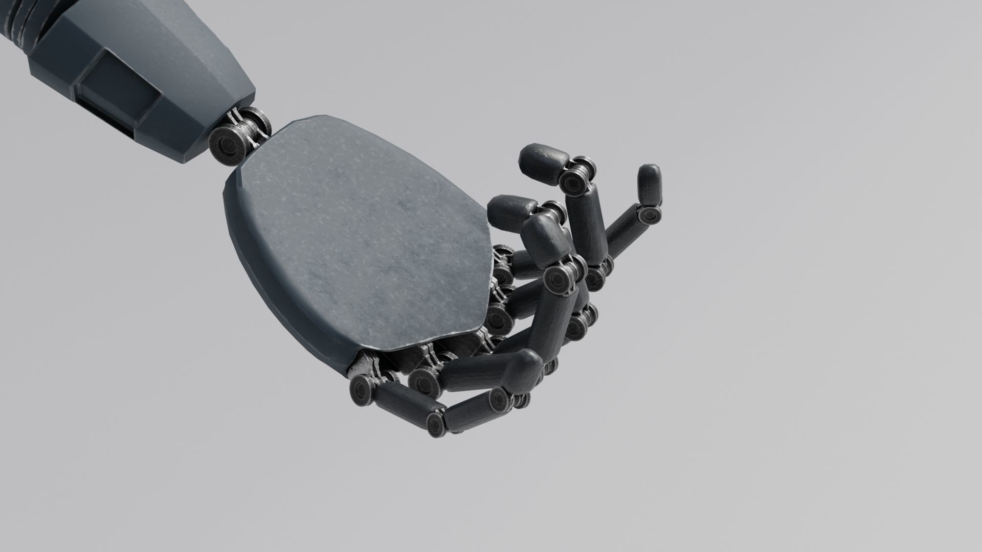 Robot Arm 3d Model by Nikdox 3D model_5