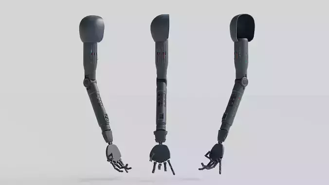 Robot Arm 3d Model by Nikdox 3D model