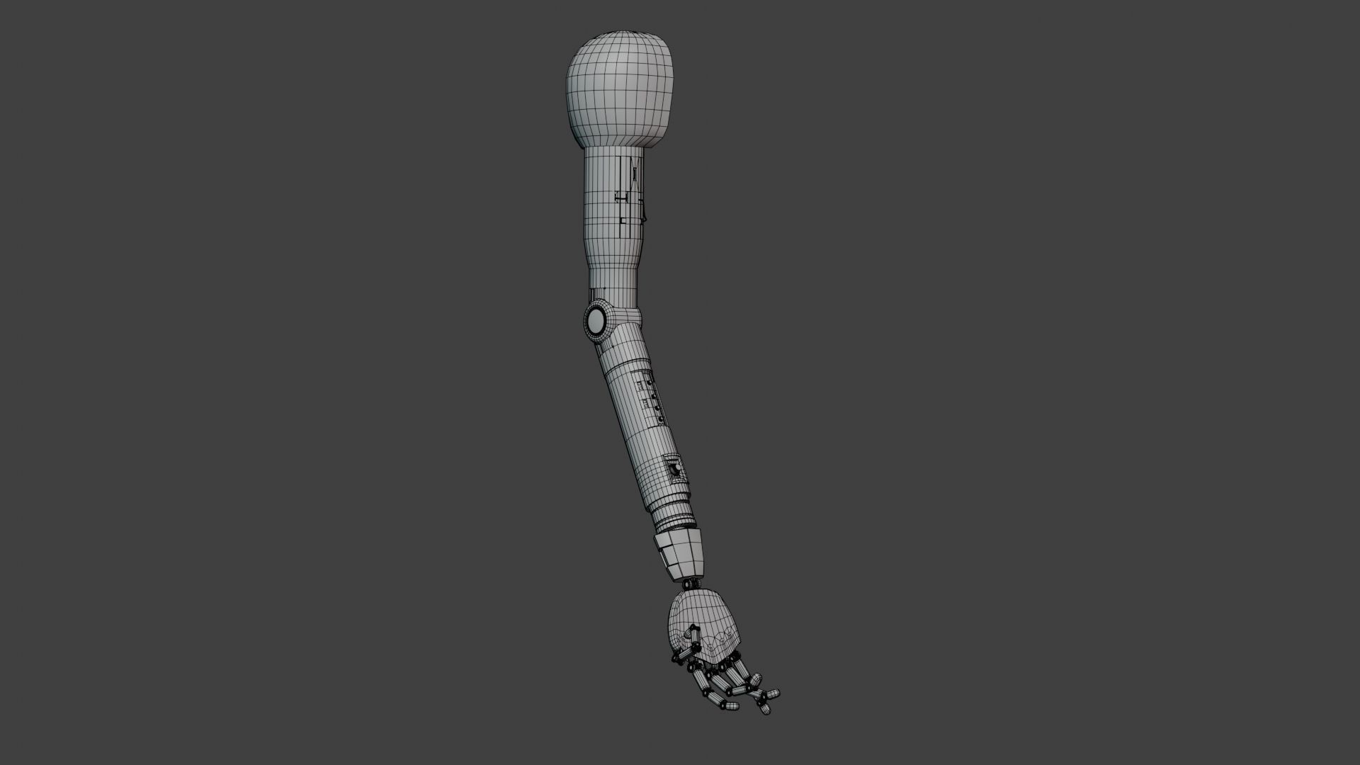 Robot Arm 3d Model by Nikdox 3D model_12