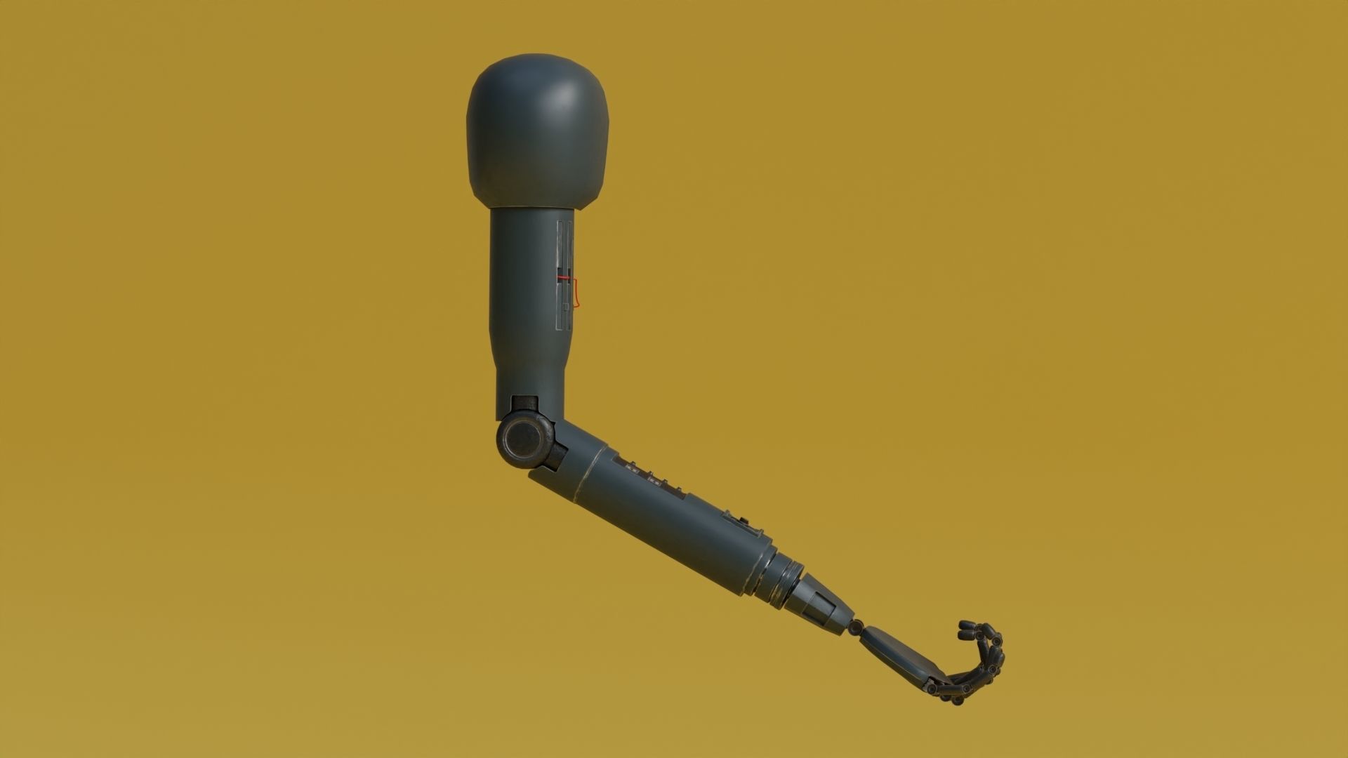 Robot Arm 3d Model by Nikdox 3D model_11