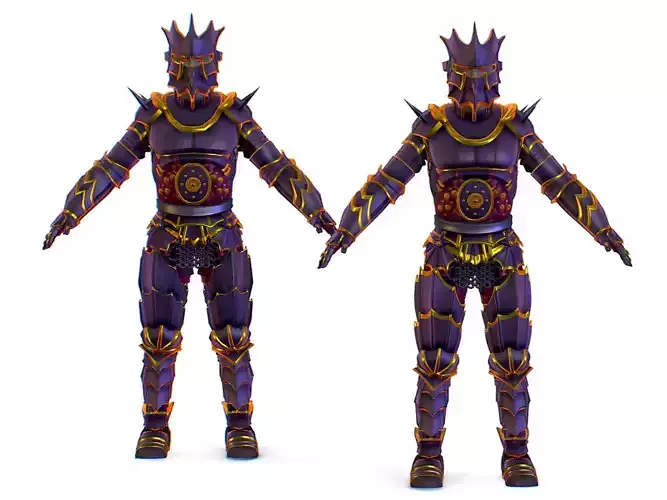 Subdivision 3D Men The Knight Dark Lord
