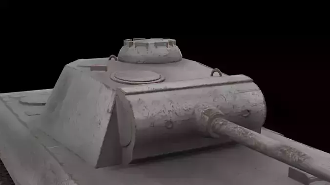 Panther Tank Low-poly 3D model