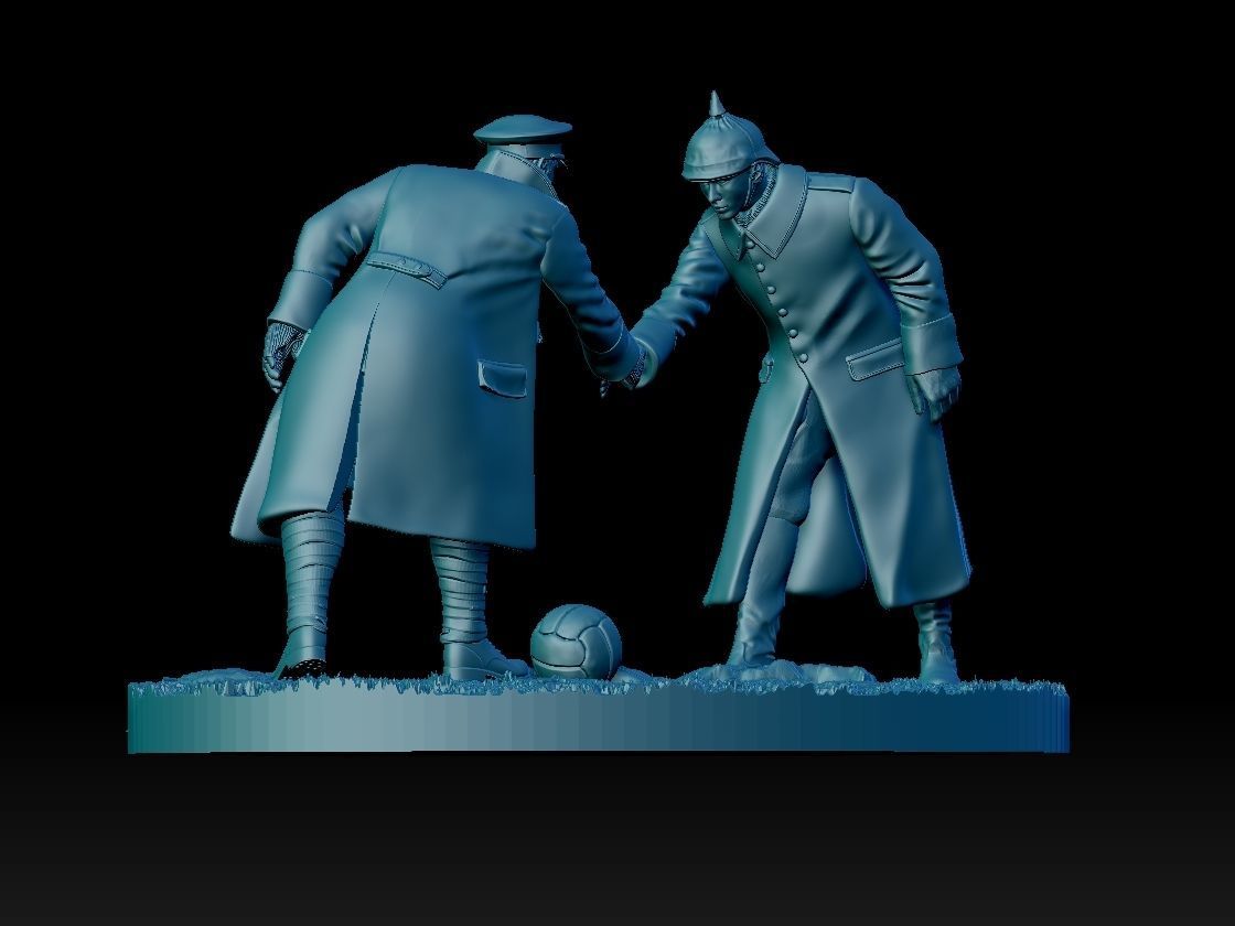 Christmas Truce Memorial 3D print model_13