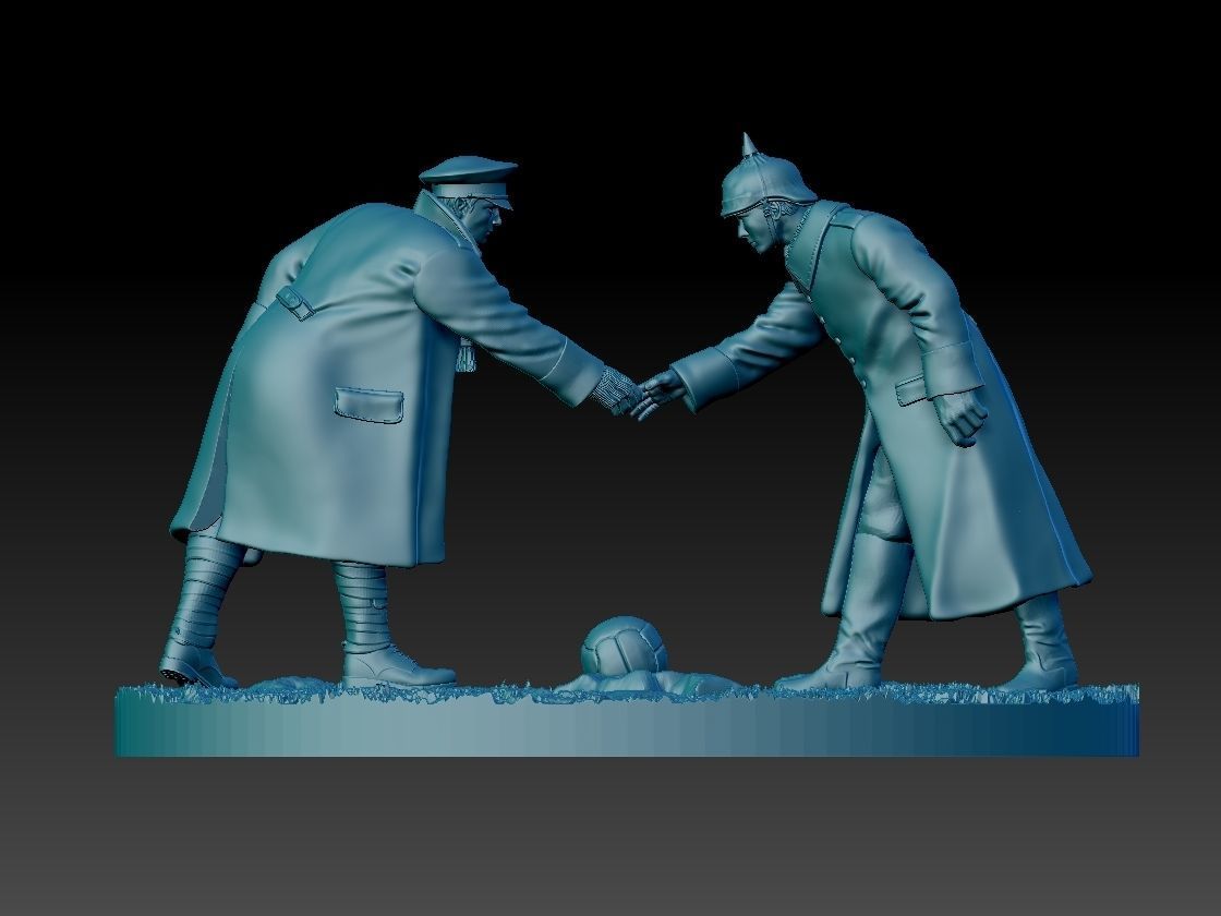 Christmas Truce Memorial 3D print model_5