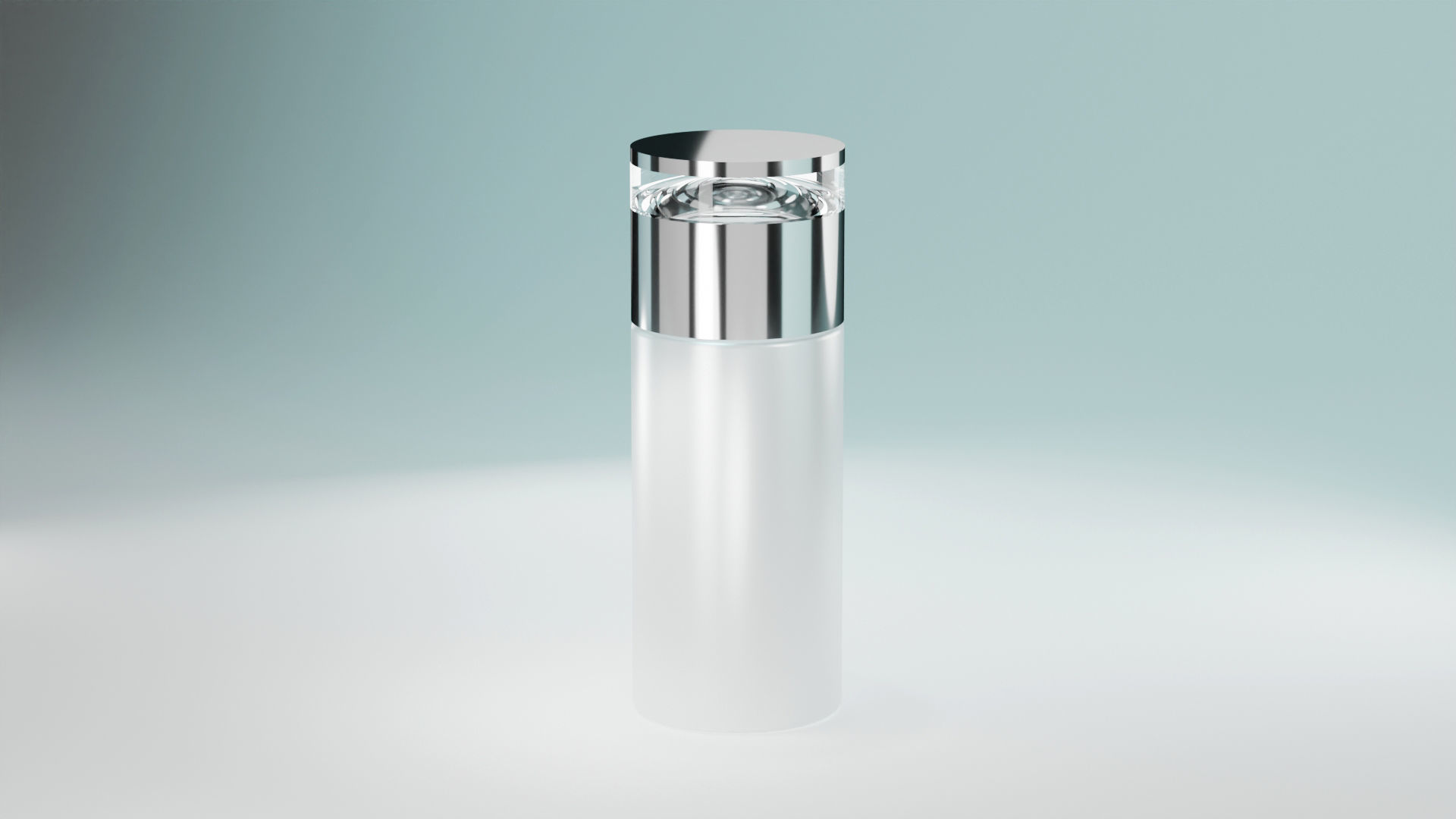 Cream jar pump 3D model Free low-poly 3D model_2