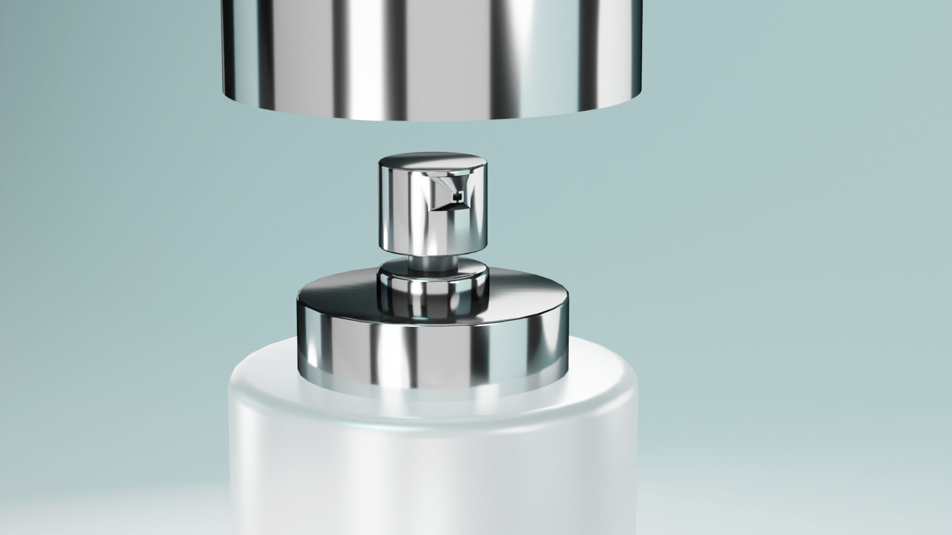 Cream jar pump 3D model Free low-poly 3D model_3