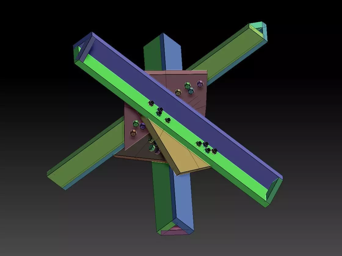 Hedgehog Anti Tank 3D print model