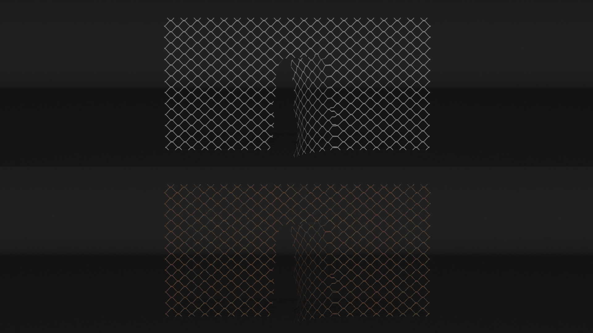 Fence Pack Low-poly 3D model_4