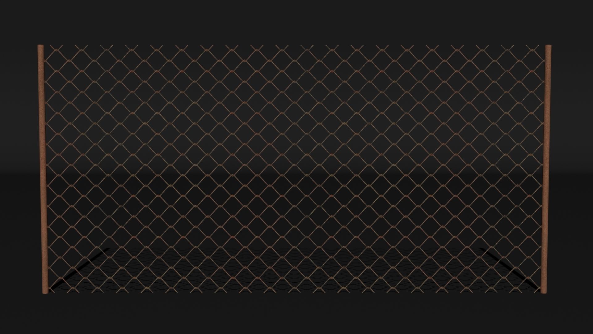 Fence Pack Low-poly 3D model_7